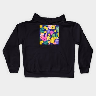 Tropical pineapple Kids Hoodie